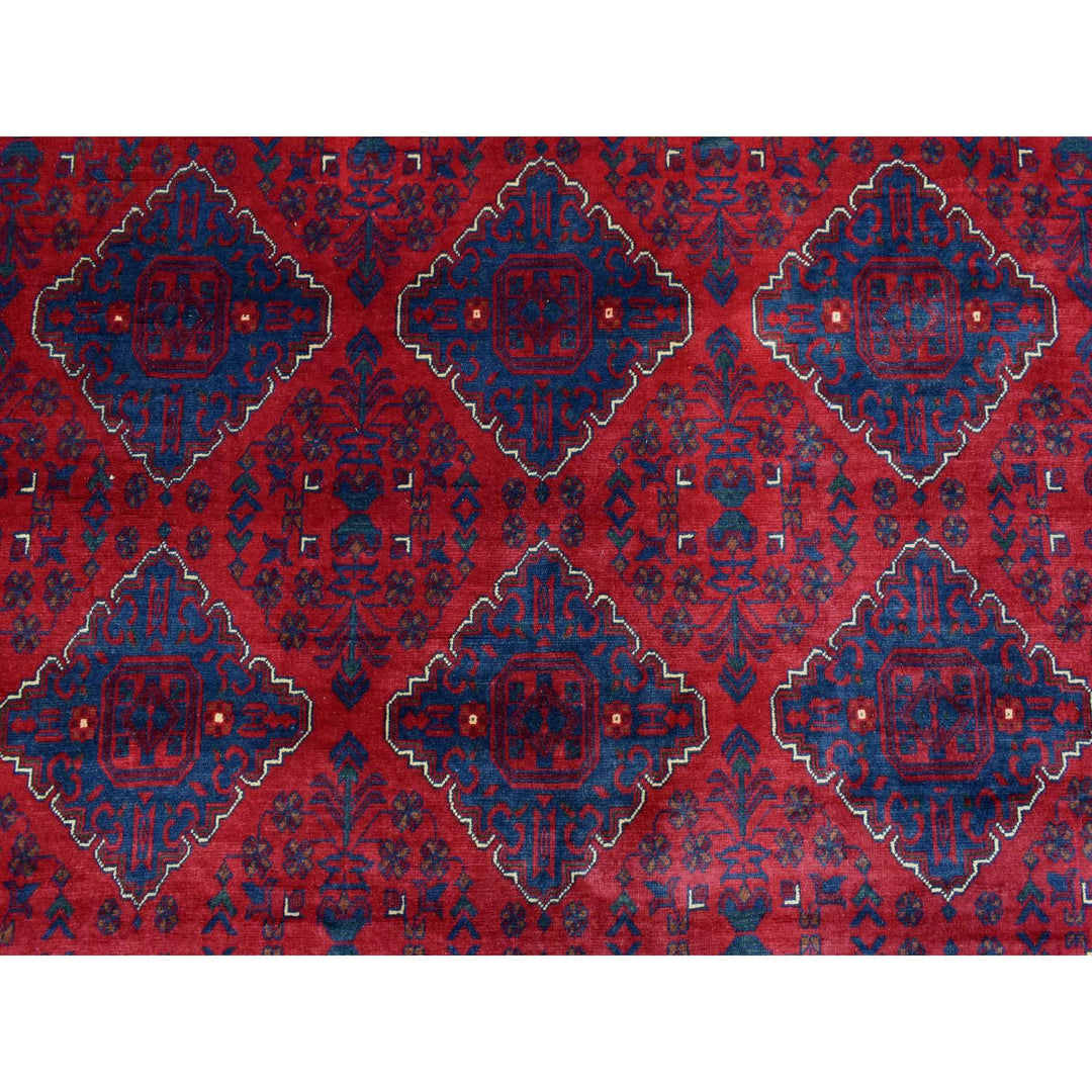 10'0" x 13'0" New Hand Knotted Red Wool Rectangle Oriental Rug - MOA10272665