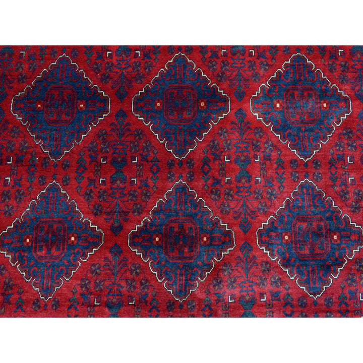 10'0" x 13'0" New Hand Knotted Red Wool Rectangle Oriental Rug - MOA10272665