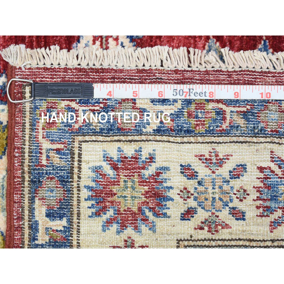 3'0" x 11'0" New Hand Knotted Red Wool Runner Oriental Rug - MOA10272908