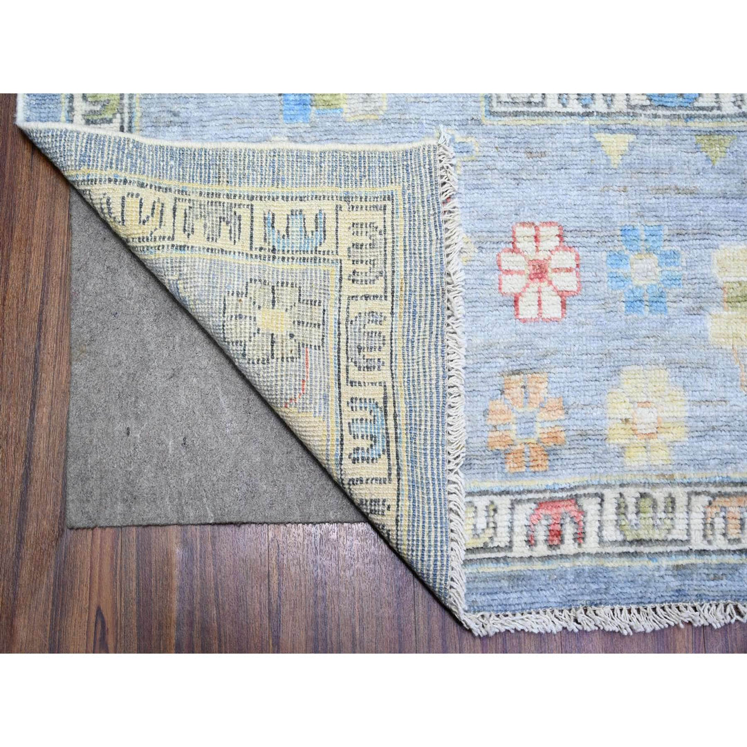 10'0" x 9'8" New Hand Knotted Blue Wool Square Oriental Rug - MOA10273713