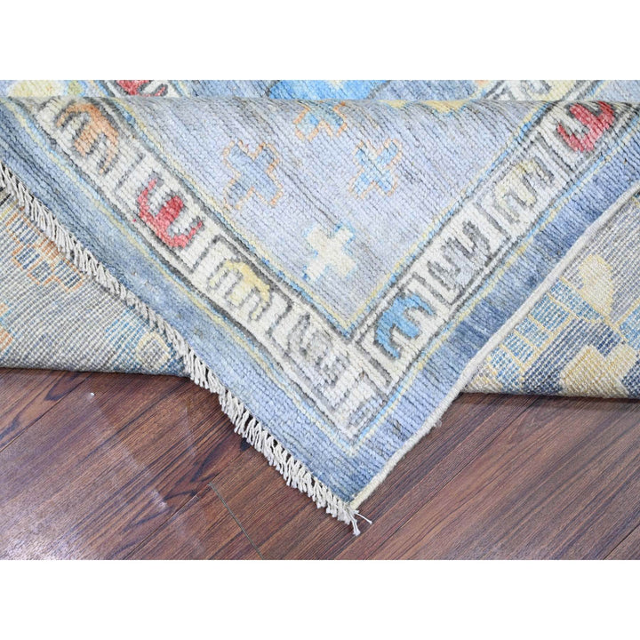 10'0" x 9'8" New Hand Knotted Blue Wool Square Oriental Rug - MOA10273713