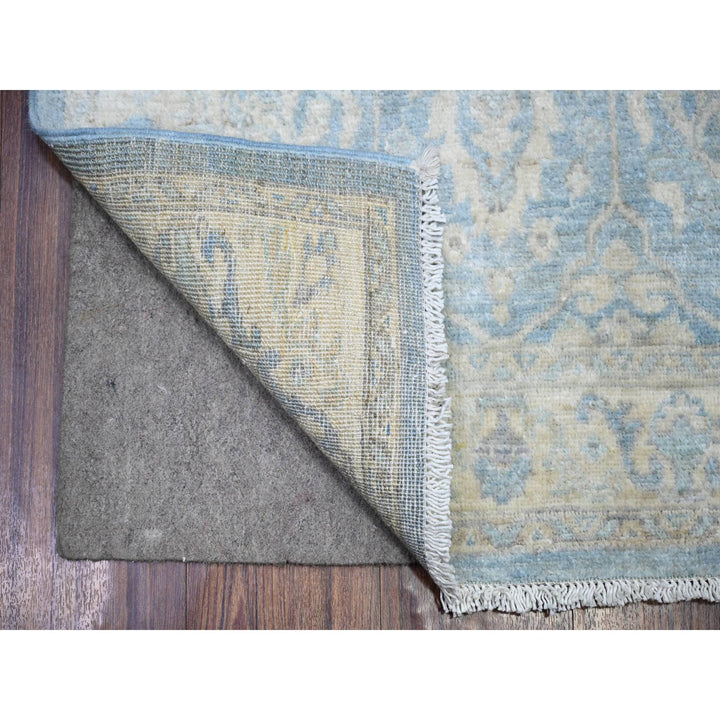 2'5" x 18'10" New Hand Knotted Blue Wool Runner Oriental Rug - MOA10273808