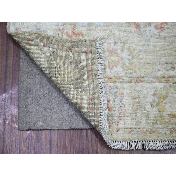 3'0" x 16'0" New Hand Knotted Green Wool Runner Oriental Rug - MOA10273993