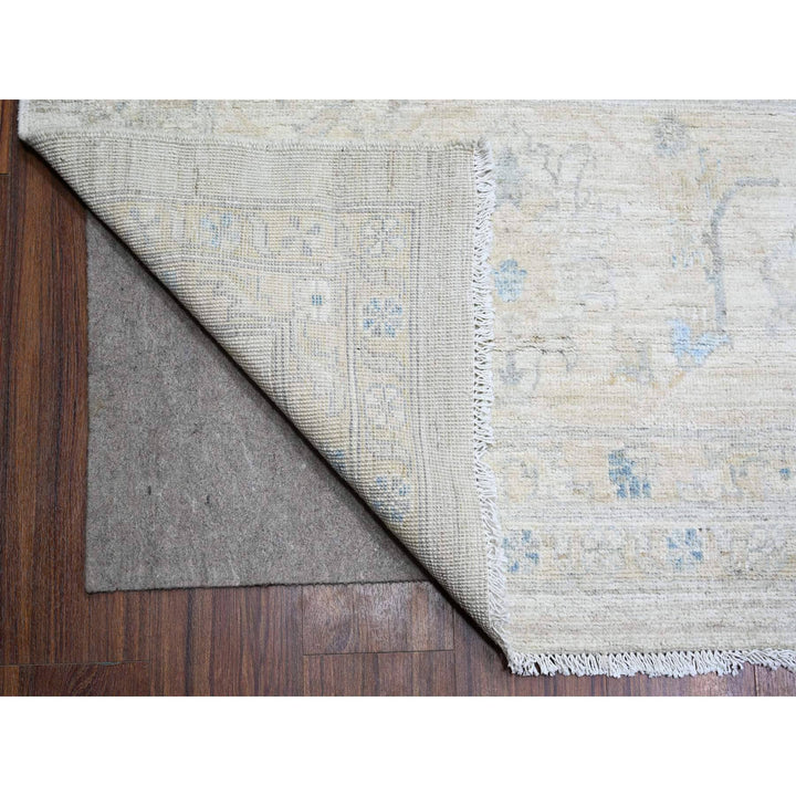 11'6" x 17'4" New Hand Knotted Grey Wool Rectangle Oriental Rug - MOA10274206