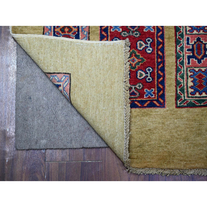 5'11" x 8'6" New Hand Knotted Brown Wool Rectangle Oriental Rug - MOA10274833