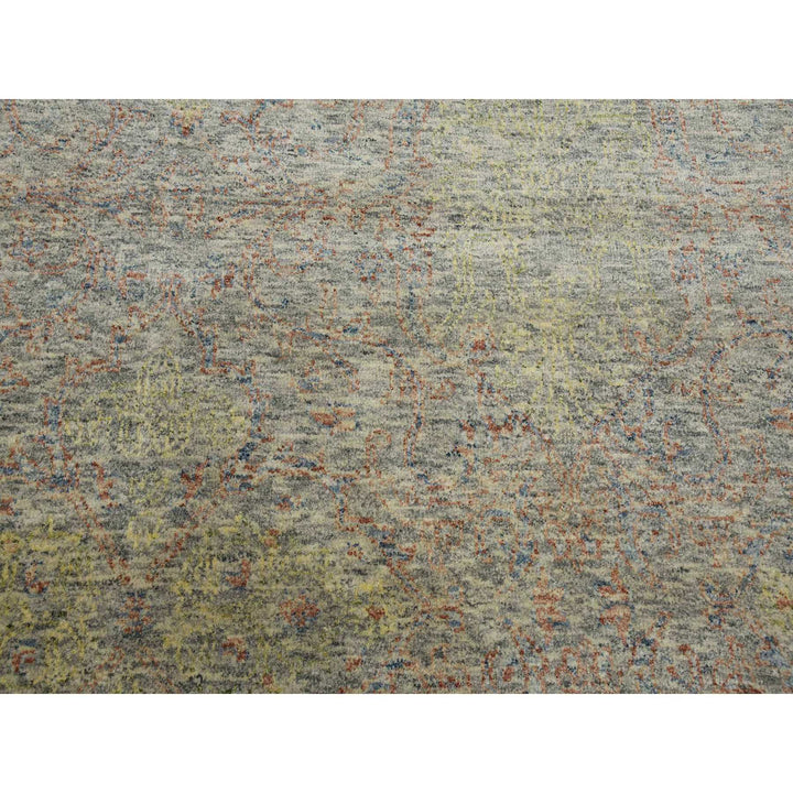 8'10" x 12'0" New Hand Knotted Multicolored Wool Rectangle Oriental Rug - MOA10275189