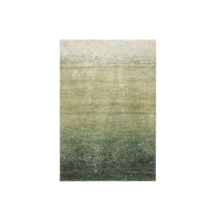 2'0" x 3'0" New Hand Knotted Green Wool Rectangle Oriental Rug - MOA10275575