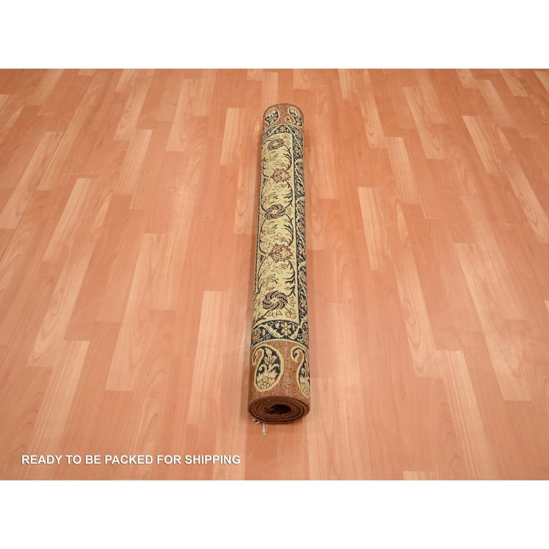 4'0" x 6'0" New Hand Knotted Red Silk Rectangle Oriental Rug - MOA10275648