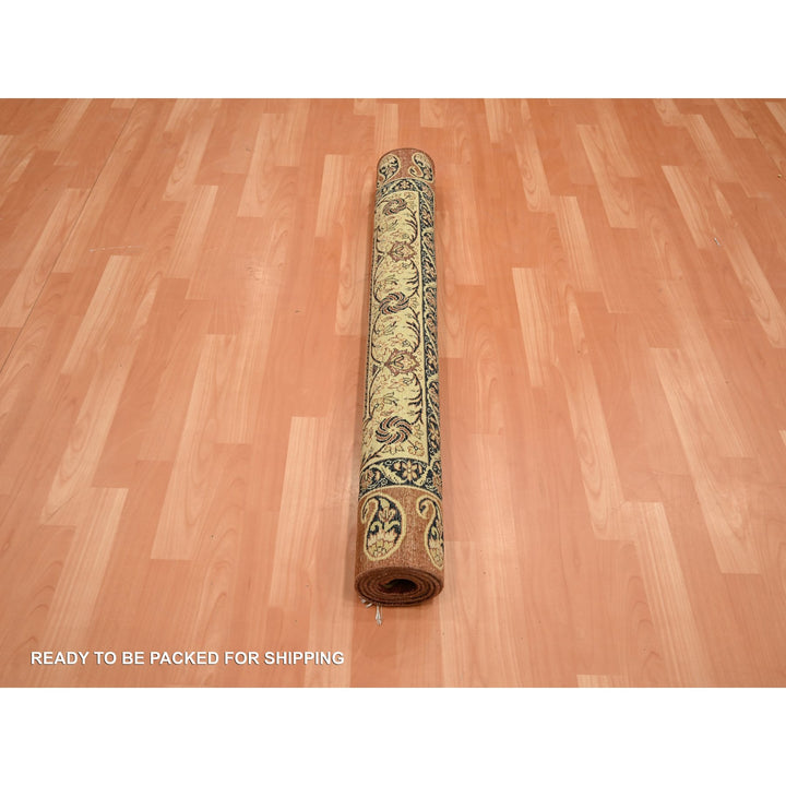 4'0" x 6'0" New Hand Knotted Red Silk Rectangle Oriental Rug - MOA10275648