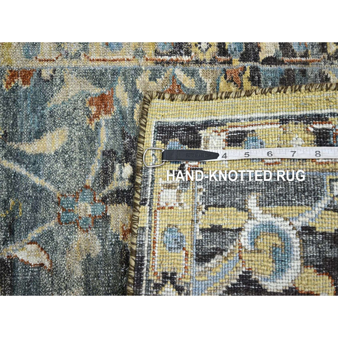 2'0" x 3'3" New Hand Knotted Yellow Wool Rectangle Oriental Rug - MOA10275697
