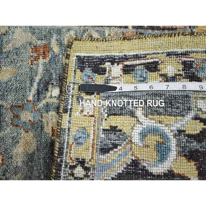 2'0" x 3'3" New Hand Knotted Yellow Wool Rectangle Oriental Rug - MOA10275699
