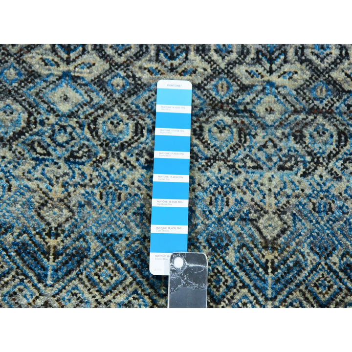 2'6" x 8'0" New Hand Knotted Blue Cotton Runner Oriental Rug - MOA10276008