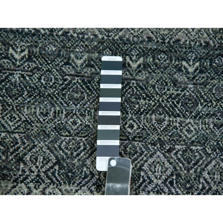 2'6" x 6'0" New Hand Knotted Grey Cotton Runner Oriental Rug - MOA10276019