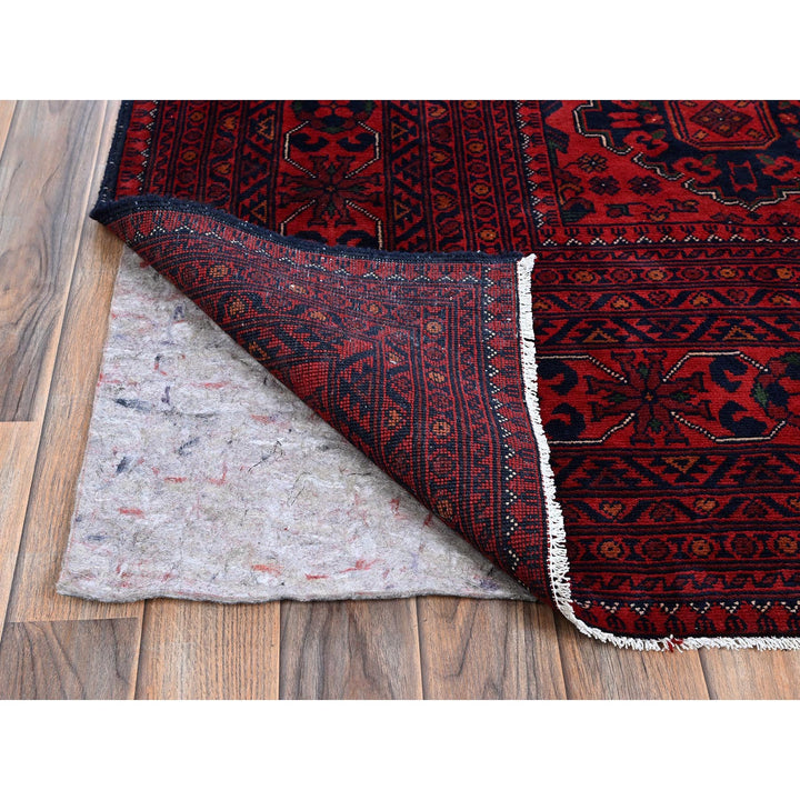10'0" x 12'6" New Hand Knotted Red Wool Rectangle Oriental Rug - MOA102760