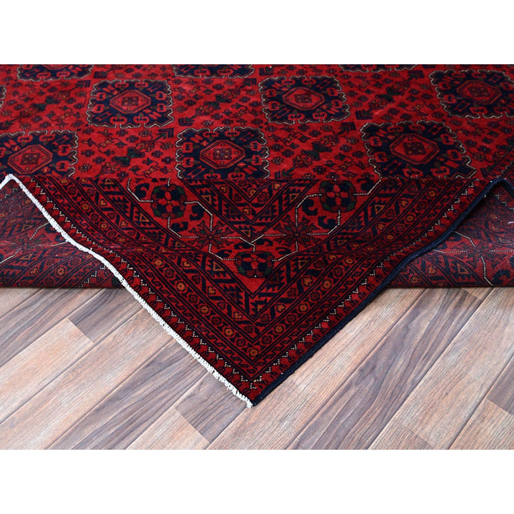 10'0" x 12'6" New Hand Knotted Red Wool Rectangle Oriental Rug - MOA102760