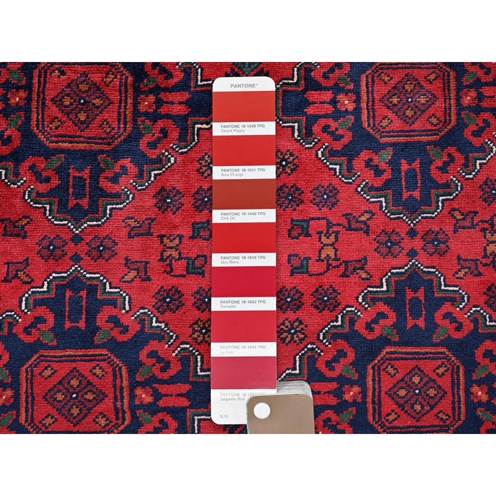 10'0" x 12'6" New Hand Knotted Red Wool Rectangle Oriental Rug - MOA102760
