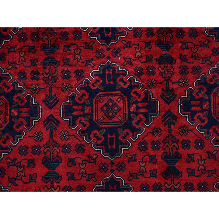 10'0" x 12'6" New Hand Knotted Red Wool Rectangle Oriental Rug - MOA102760