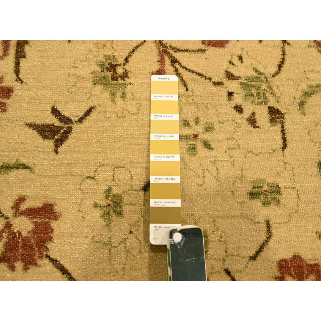 10'0" x 13'10" New Hand Knotted Brown Wool Rectangle Oriental Rug - MOA10276170