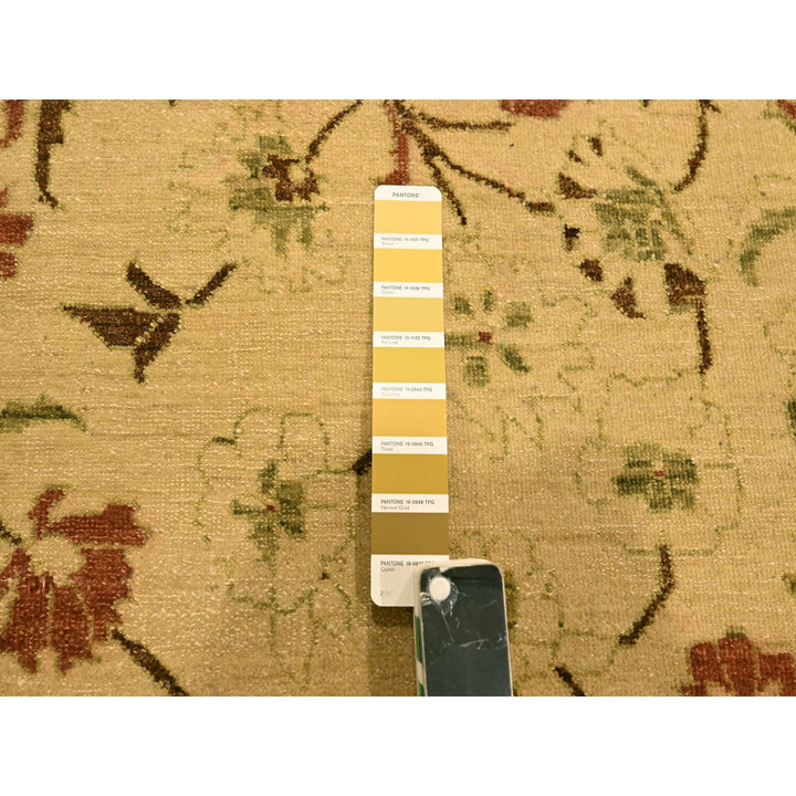 10'0" x 13'10" New Hand Knotted Brown Wool Rectangle Oriental Rug - MOA10276170