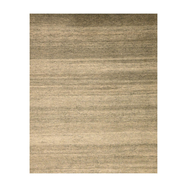 7'10" x 10'7" New Hand Knotted Brown Wool Rectangle Oriental Rug - MOA10276179