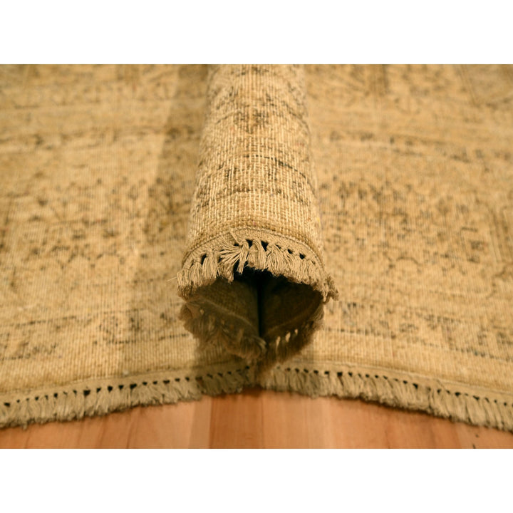 7'9" x 10'3" New Hand Knotted Brown Wool Rectangle Oriental Rug - MOA10276180