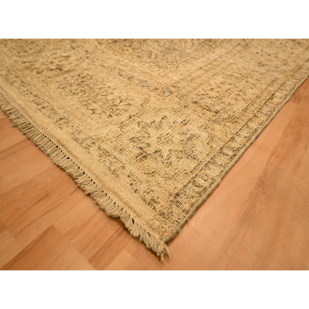 7'9" x 10'3" New Hand Knotted Brown Wool Rectangle Oriental Rug - MOA10276180