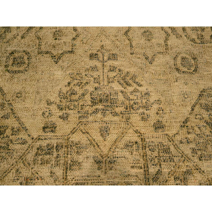 7'9" x 10'3" New Hand Knotted Brown Wool Rectangle Oriental Rug - MOA10276180