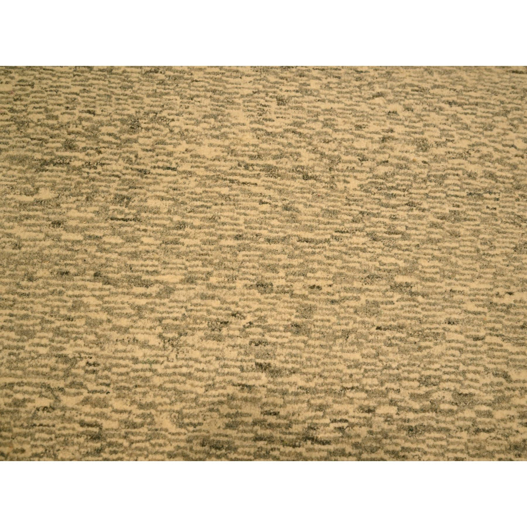 7'9" x 9'7" New Hand Knotted Beige Wool Rectangle Oriental Rug - MOA10276183