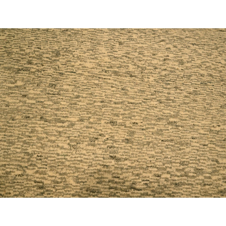 7'9" x 9'7" New Hand Knotted Beige Wool Rectangle Oriental Rug - MOA10276183
