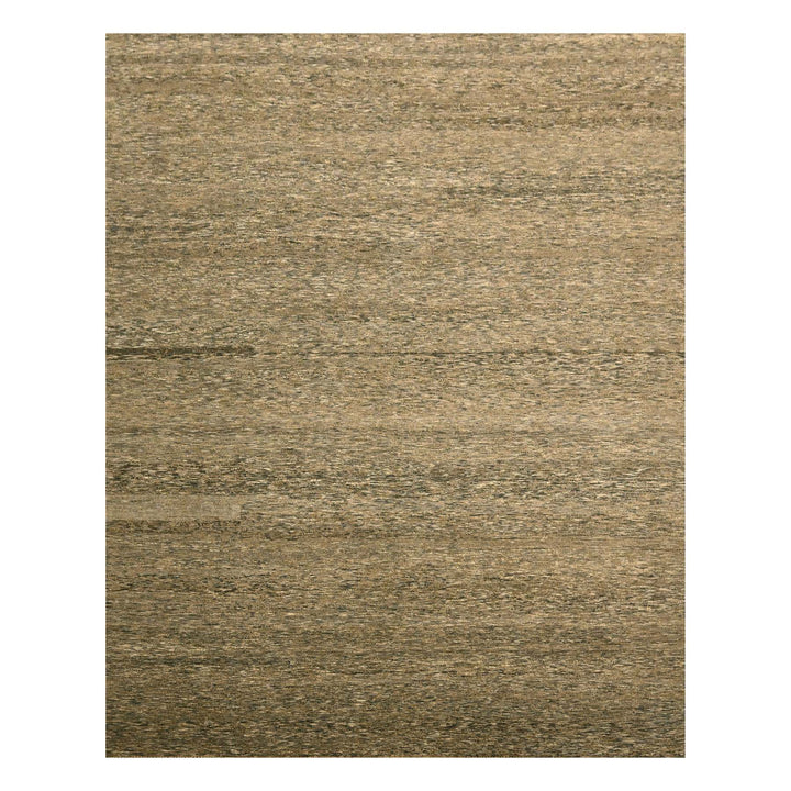 7'6" x 9'11" New Hand Knotted Brown Wool Rectangle Oriental Rug - MOA10276196