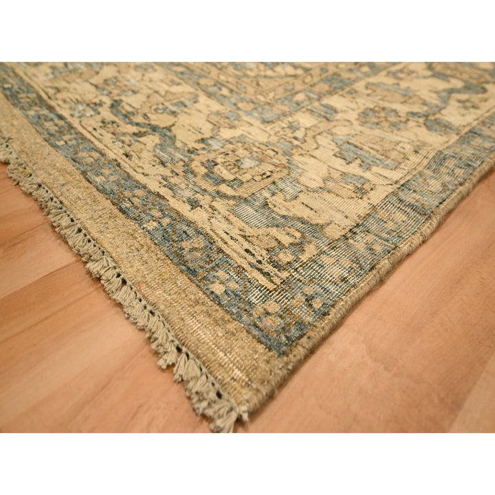 8'7" x 12'4" New Hand Knotted Brown Wool Rectangle Oriental Rug - MOA10276197