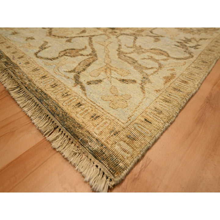 8'10" x 12'2" New Hand Knotted Brown Wool Rectangle Oriental Rug - MOA10276198