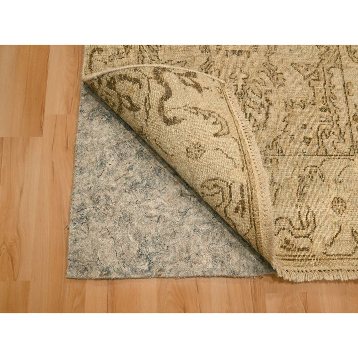 2'4" x 19'11" New Hand Knotted Brown Wool Runner Oriental Rug - MOA10276207