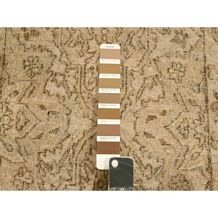 2'4" x 19'11" New Hand Knotted Brown Wool Runner Oriental Rug - MOA10276207