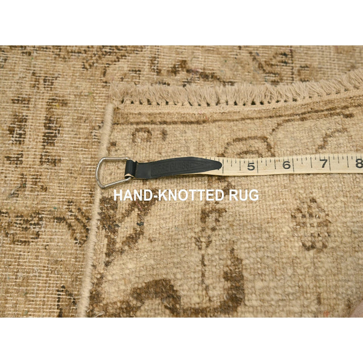 2'4" x 19'11" New Hand Knotted Brown Wool Runner Oriental Rug - MOA10276207