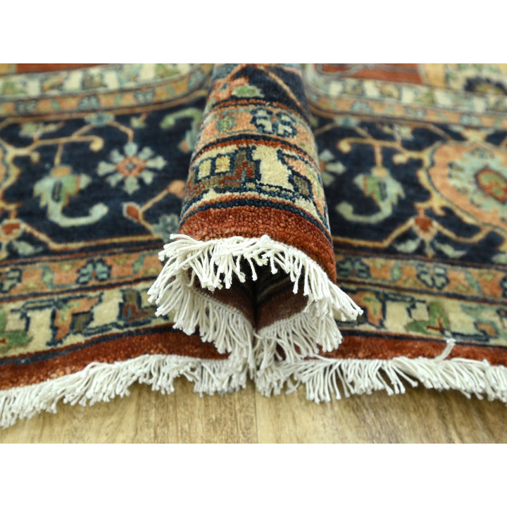 10'0" x 13'10" New Hand Knotted Red Wool Rectangle Oriental Rug - MOA10276226