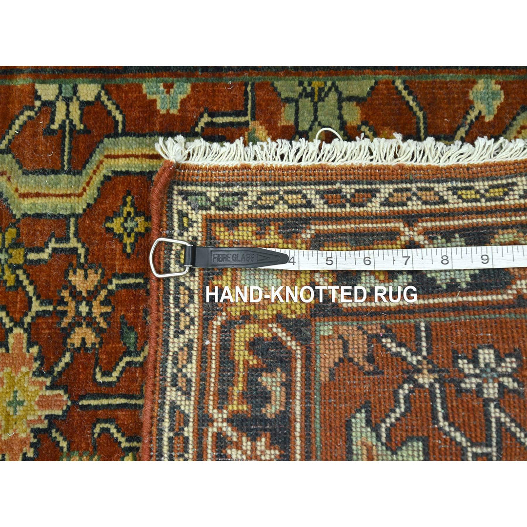 2'0" x 3'0" New Hand Knotted Red Wool Rectangle Oriental Rug - MOA10276242
