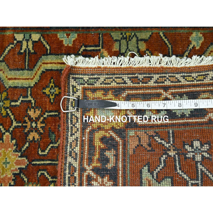 2'0" x 3'0" New Hand Knotted Red Wool Rectangle Oriental Rug - MOA10276242