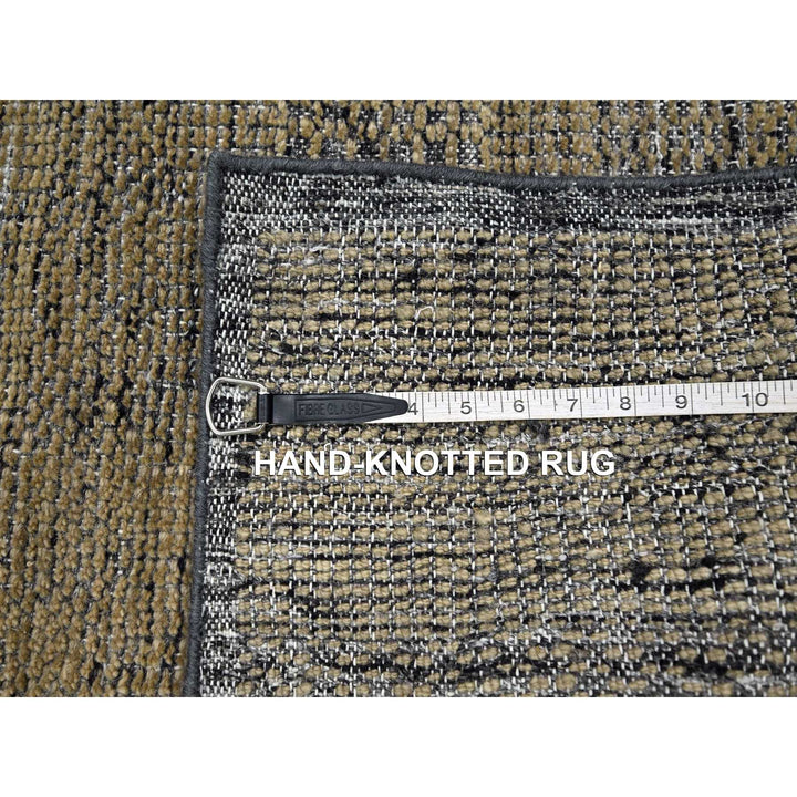2'0" x 3'0" New Hand Knotted Brown Wool Rectangle Oriental Rug - MOA10276259