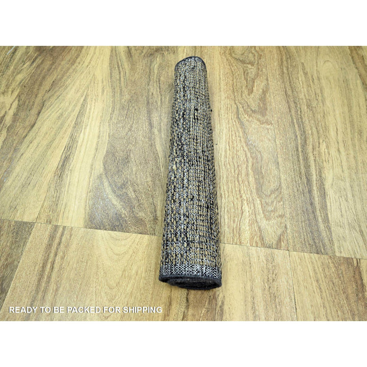 2'0" x 3'0" New Hand Knotted Brown Wool Rectangle Oriental Rug - MOA10276259