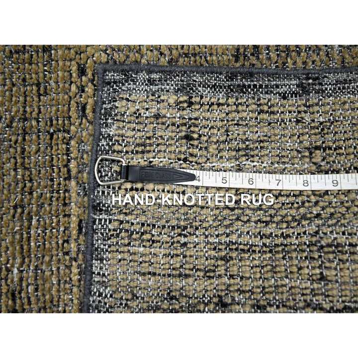 2'0" x 3'0" New Hand Knotted Brown Wool Rectangle Oriental Rug - MOA10276260