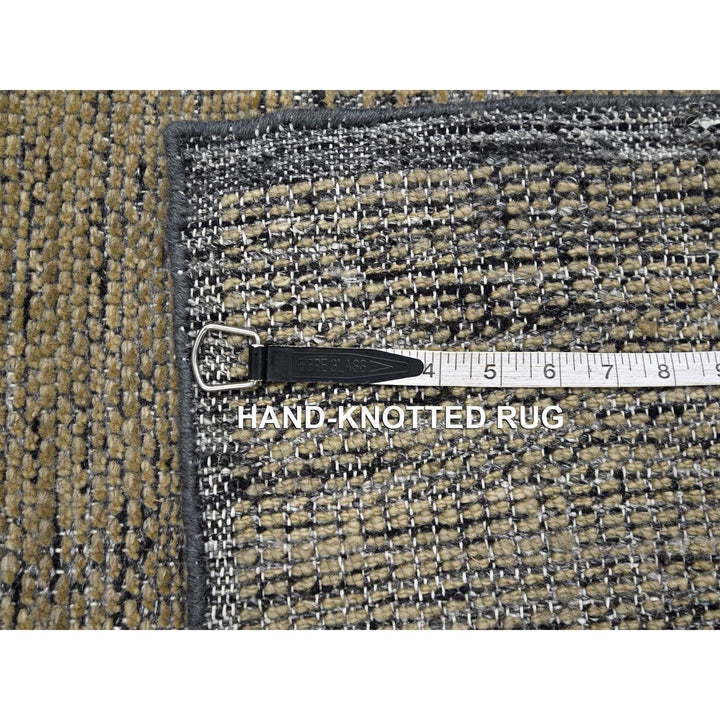 2'0" x 3'0" New Hand Knotted Brown Wool Rectangle Oriental Rug - MOA10276261