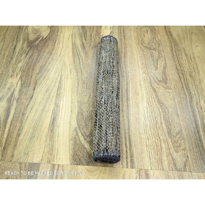 2'0" x 3'0" New Hand Knotted Brown Wool Rectangle Oriental Rug - MOA10276261