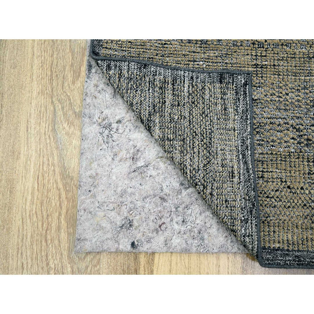 2'6" x 8'0" New Hand Knotted Brown Wool Runner Oriental Rug - MOA10276264