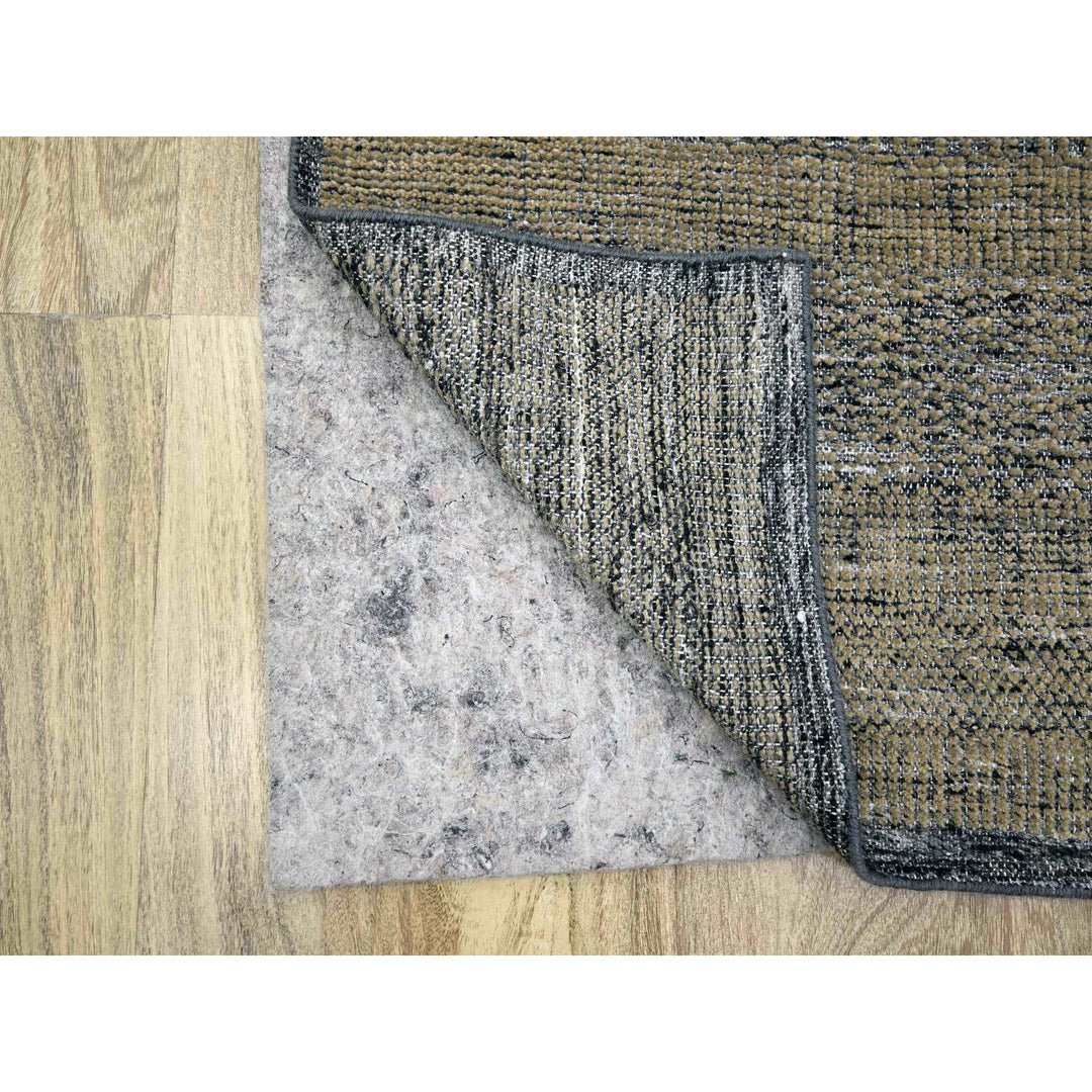 2'6" x 8'0" New Hand Knotted Brown Wool Runner Oriental Rug - MOA10276265