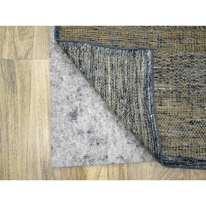 2'6" x 8'0" New Hand Knotted Brown Wool Runner Oriental Rug - MOA10276265