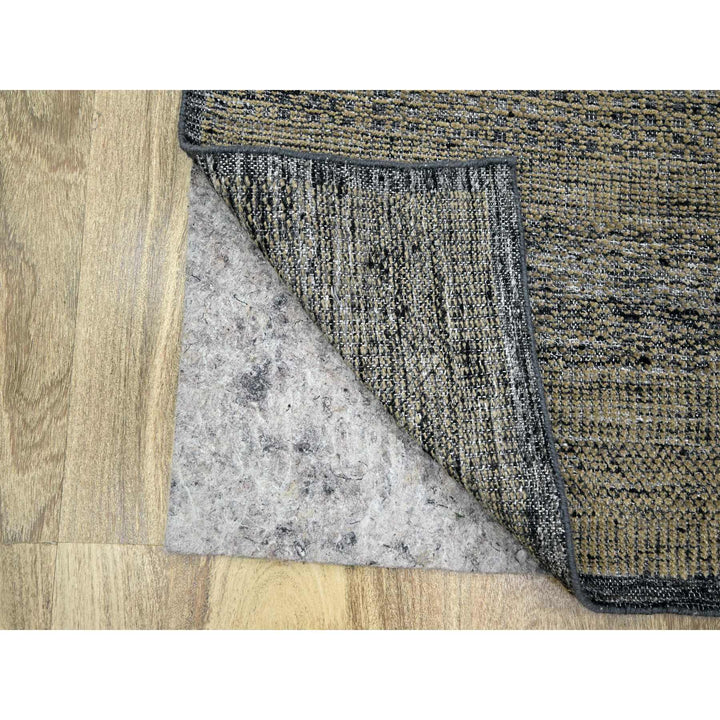 2'6" x 8'0" New Hand Knotted Brown Wool Runner Oriental Rug - MOA10276266