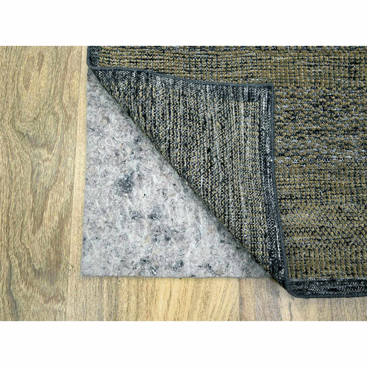 2'6" x 8'0" New Hand Knotted Brown Wool Runner Oriental Rug - MOA10276267