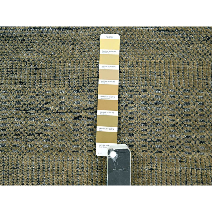 2'6" x 8'0" New Hand Knotted Brown Wool Runner Oriental Rug - MOA10276267