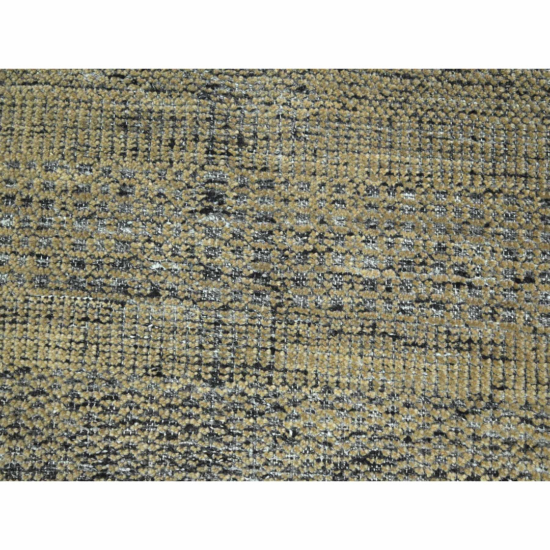 8'0" x 10'1" New Hand Knotted Brown Wool Rectangle Oriental Rug - MOA10276268